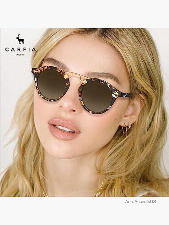 Retro Double Bridge Polarized Sunglasses main image 6